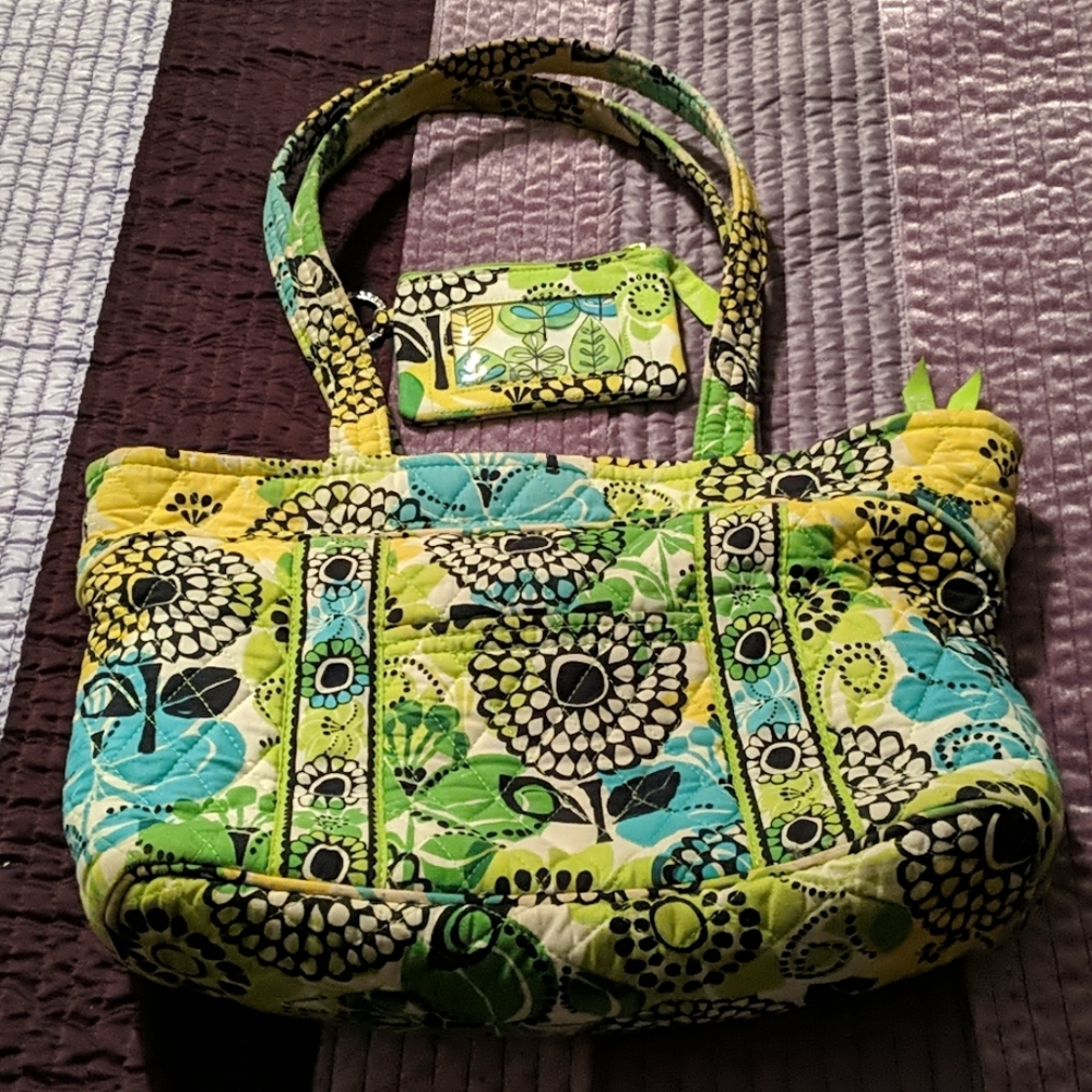 Vera Bradley bag and matching card case